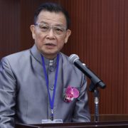 研討會總召集人、作聯會長、世旅聯會會長、《明報月刊》總編輯兼總經理潘耀明研討會開幕禮致辭