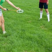 與日本小鄰居的羽毛球運動