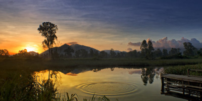 南生圍風光如畫、舊墟緬古尋幽、大棠郊野深秋懷詠