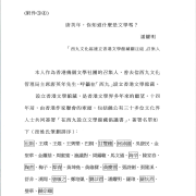 （附件三及四）駁唐英年文章