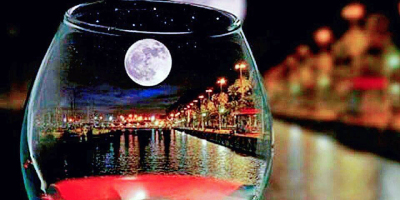 何日舉杯共對月