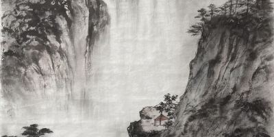 題蔡丹群女士《雲山飛瀑》圖唱和組詩